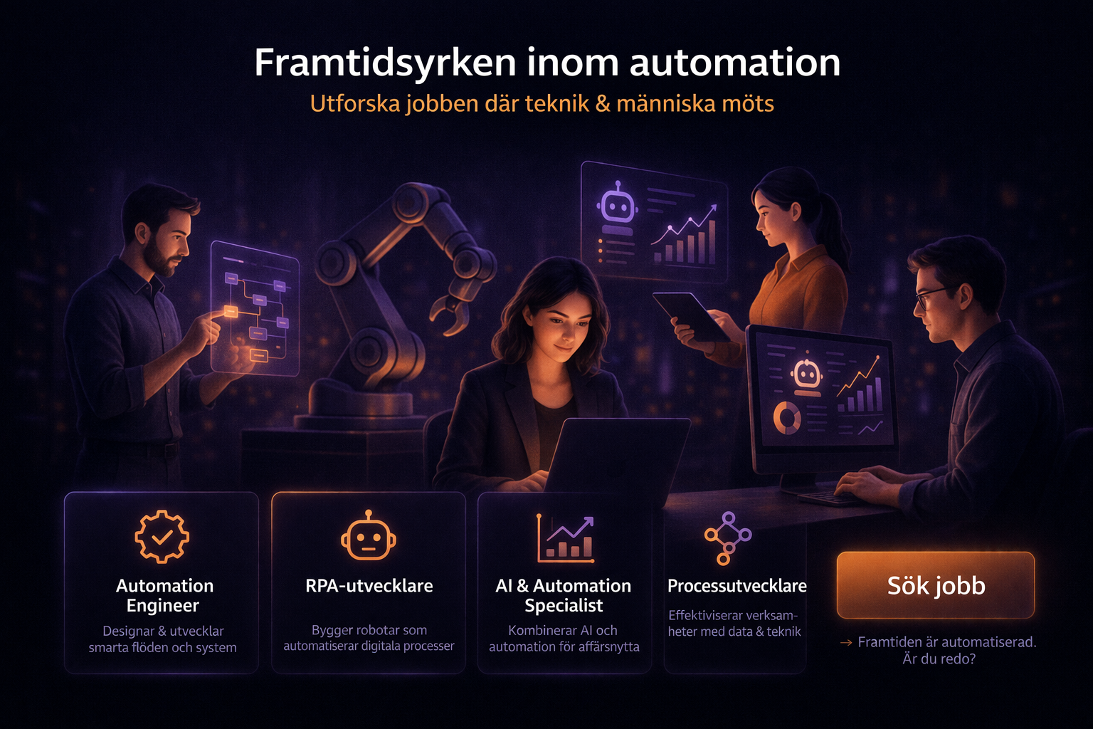 Framtidens automationstjänster – karriärer, löner och möjligheter