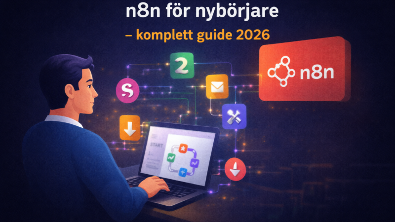 n8n för nybörjare – komplett guide 2026