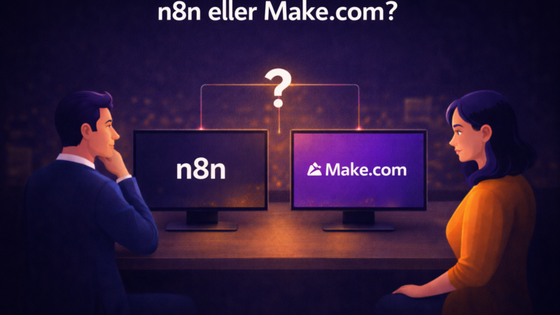 n8n vs Make.com – vilket automationsverktyg passar dig?
