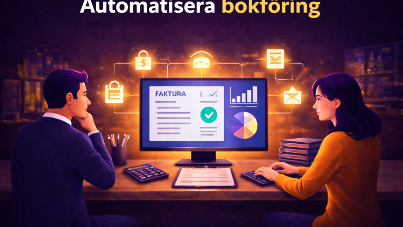 Automatisera bokföring för svenska småföretag