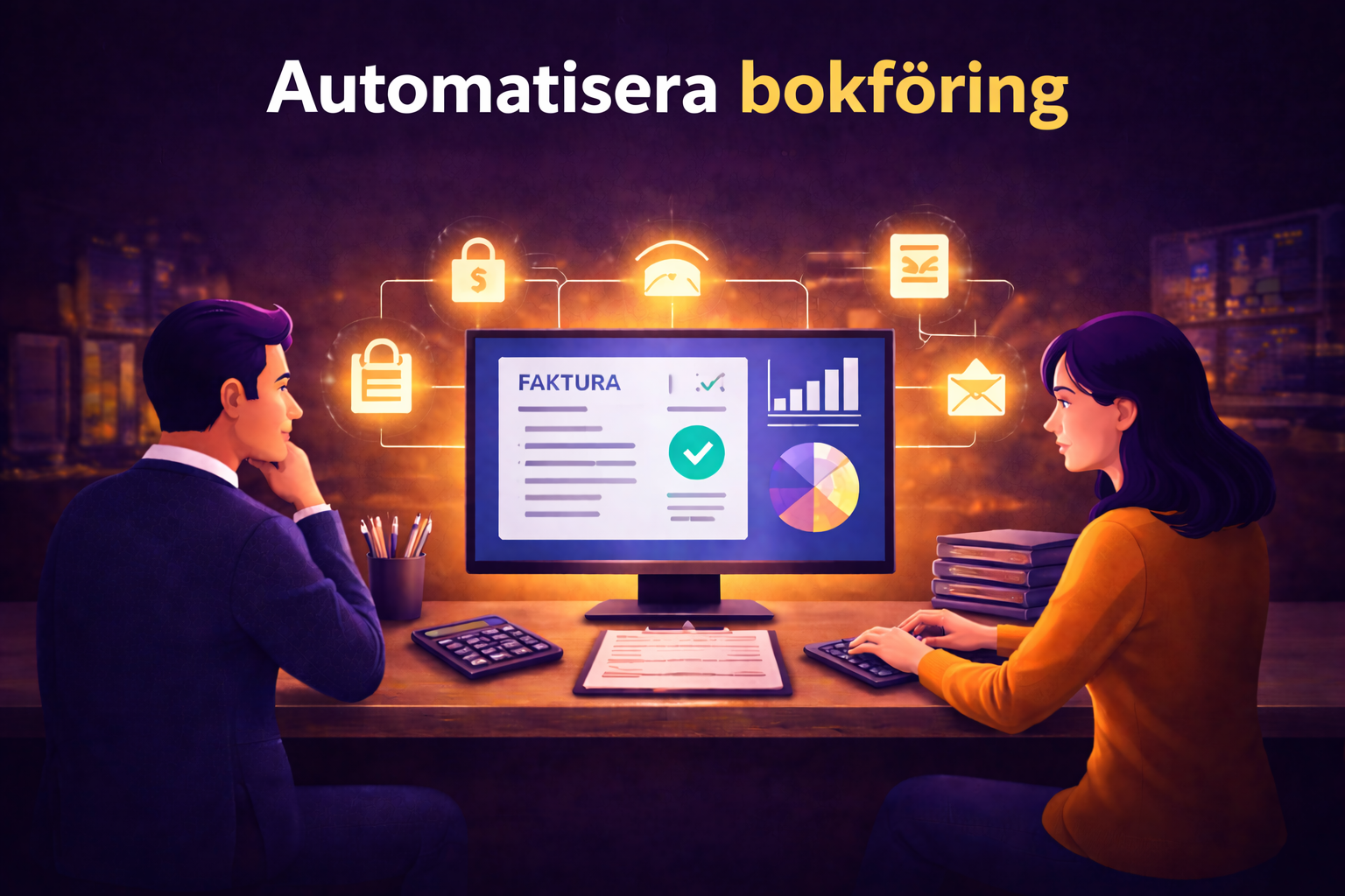 Automatisera bokföring för svenska småföretag